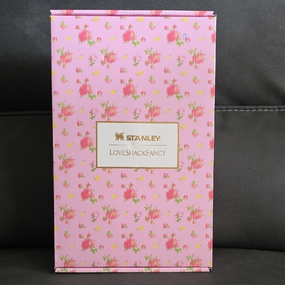 Stanley 40 Oz Pink Floral Insulated Mug - Picture 6 of 7